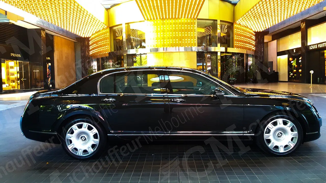 Bentley outside Crown Casino